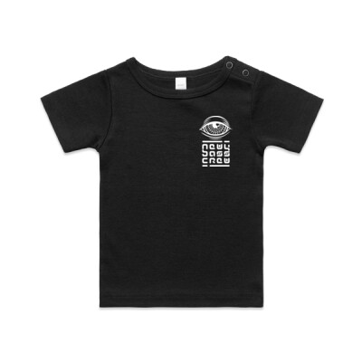 NBC Logo Black Infant Tee Thumbnail