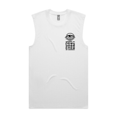 NBC Logo White Tank Singlet Thumbnail