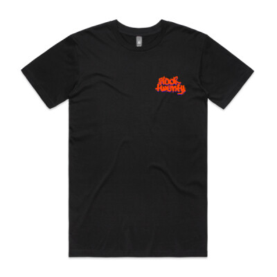 Floor Twenty Logo Black Tee Thumbnail