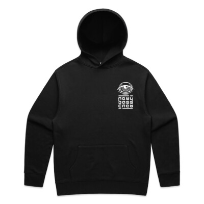 Whompus Logo Black Pull Over Hoodie Thumbnail