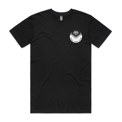 NBC Sun Logo Black Tee Thumbnail